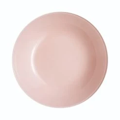 Luminarc 6 Assiettes Creuse Arty Rose Pale 20cm
