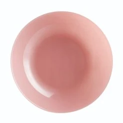 Luminarc 6 Assiettes Creuse Arty Roses 20cm