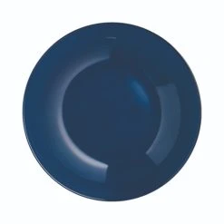 Luminarc 6 Assiettes Creuses Arty Bleu Marine 20cm