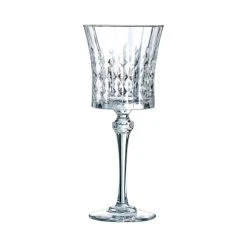 6 Verres à Vin Rouge Et Blanc 27cl Lady Diamond - Cristal D'Arques