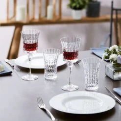 6 Verres à Vin Rouge Et Blanc 27cl Lady Diamond - Cristal D'Arques 9 6 Verres à Vin Rouge Et Blanc 27cl Lady Diamond - Cristal D'Arques -La Rochère Boutique 6 verres a vin rouge et blanc 27cl lady diamond cristal d arques 3