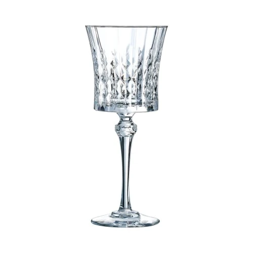 6 Verres à Vin Rouge Et Blanc 27cl Lady Diamond - Cristal D'Arques 3 6 Verres à Vin Rouge Et Blanc 27cl Lady Diamond - Cristal D'Arques
