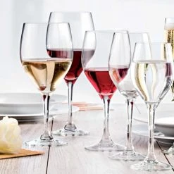 Vicrila Boîte De 6 Verres à Pied Trempés 44 Cl Transparent -La Rochère Boutique boite de 6 verres a pied trempes 44 cl transparent 2