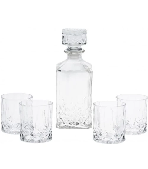 Wadiga Carafe à Whisky 900ml Et 4 Verres 3 Wadiga Carafe à Whisky 900ml Et 4 Verres