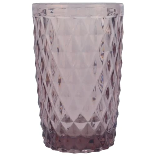 Sibo Homeconcept Chope En Verre Pressé Rose 34 Cl - Lot De 6 3 Sibo Homeconcept Chope En Verre Pressé Rose 34 Cl - Lot De 6