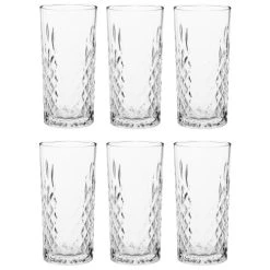 Maisons Du Monde Chope En Verre Taillé - Lot De 6
