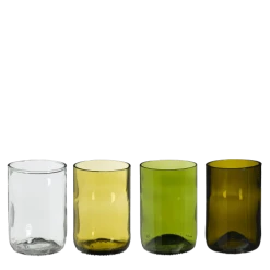 Mica Decorations Coffret 4 Gobelets En Verre Recyclé