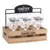 Maisons Du Monde Coffret 6 Verres Et Support Coloris Noir Et Naturel 2 Maisons Du Monde Coffret 6 Verres Et Support Coloris Noir Et Naturel -La Rochère Boutique coffret 6 verres et support coloris noir et naturel 1000 15 40 197045 1