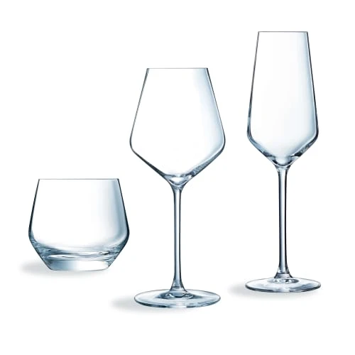 Cristal D'Arques Ensemble 18 Verres 3 Cristal D'Arques Ensemble 18 Verres