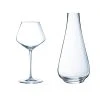 Cristal D'Arques Ensemble 6 Verres à Pied 47cl Et Carafe 1 Cristal D'Arques Ensemble 6 Verres à Pied 47cl Et Carafe -La Rochère Boutique ensemble 6 verres a pied 47cl et carafe
