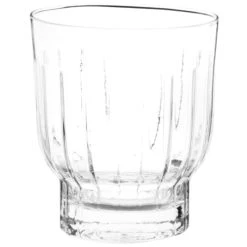 Maisons Du Monde Gobelet Bas En Verre Strié - Lot De 6