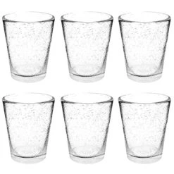 Maisons Du Monde Gobelet En Verre Bullé - Lot De 6