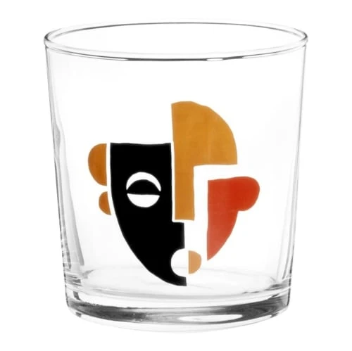 Maisons Du Monde Gobelet En Verre Motif Visage Multicolore - Lot De 6 3 Maisons Du Monde Gobelet En Verre Motif Visage Multicolore - Lot De 6