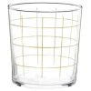 Maisons Du Monde Gobelet En Verre Motifs à Carreaux Jaunes - Lot De 6 -La Rochère Boutique gobelet en verre motifs a carreaux jaunes 1000 12 31 233813 1