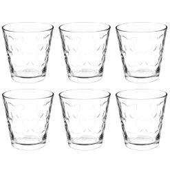Maisons Du Monde Gobelet En Verre PAPILLON - Lot De 6