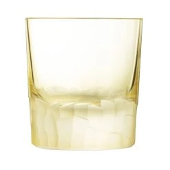 Cristal D'Arques Gobelet Jaune Forme Basse 32cl - Lot De 6