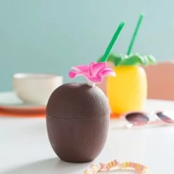 Maisons Du Monde Gobelet Noix De Coco Avec Paille - Lot De 6 -La Rochère Boutique gobelet noix de coco avec paille 1000 0 25 192848 3