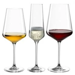 Leonardo Lot De 12 Verres à Vin Et Champagne En Verre Transparent -La Rochère Boutique lot de 12 verres a vin et champagne en verre transparent 1