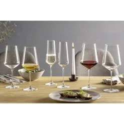 Leonardo Lot De 12 Verres à Vin Et Champagne En Verre Transparent -La Rochère Boutique lot de 12 verres a vin et champagne en verre transparent 2