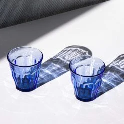 Duralex Lot De 18 - Verre à Eau 25,31 Et 36 Cl En Verre Résistant Teinté Bleu -La Rochère Boutique lot de 18 verre a eau 25 31 et 36 cl en verre resistant teinte bleu 3