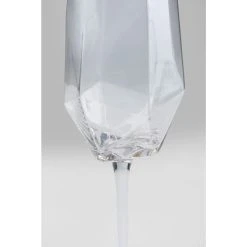 Kare Design Lot De 4 - Flûte à Champagne En Verre Bord Doré -La Rochère Boutique lot de 4 flute a champagne en verre bord dore 3