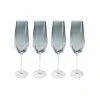 Kare Design Lot De 4 - Flûte à Champagne En Verre Fumé 2 Kare Design Lot De 4 - Flûte à Champagne En Verre Fumé -La Rochère Boutique lot de 4 flute a champagne en verre fume