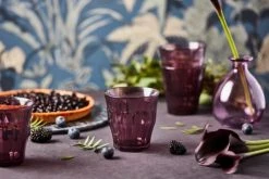 Duralex Lot De 4 - Verre à Eau 25 Cl En Verre Trempé Résistant Teinté Prune -La Rochère Boutique lot de 4 verre a eau 25 cl en verre trempe resistant teinte prune 4