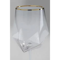 Kare Design Lot De 4 - Verre à Vin En Verre Bord Doré 10 Kare Design Lot De 4 - Verre à Vin En Verre Bord Doré -La Rochère Boutique lot de 4 verre a vin en verre bord dore 3