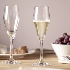 Leonardo Lot De 6 Coupes à Champagne 220ml Verre Transparent -La Rochère Boutique lot de 6 coupes a champagne 220ml verre transparent 1