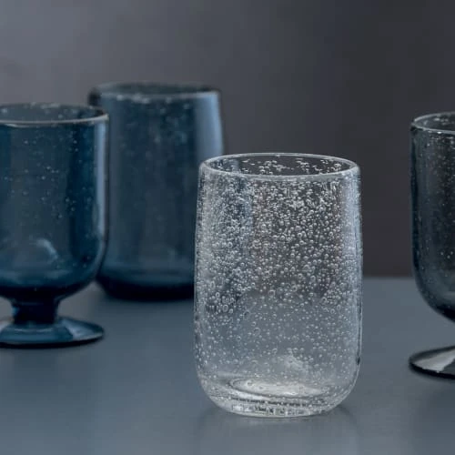 Table Passion Lot De 6 Gobelets Bullé 25 Cl En Verre Bleu 4 Table Passion Lot De 6 Gobelets Bullé 25 Cl En Verre Bleu – Image 2