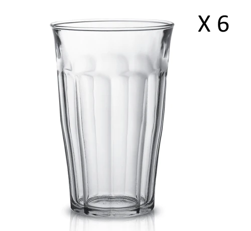 Duralex Lot De 6 - Verre à Bière 50 Cl En Verre Trempé Résistant Transparent 3 Duralex Lot De 6 - Verre à Bière 50 Cl En Verre Trempé Résistant Transparent