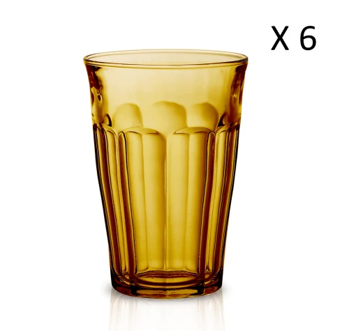 Duralex Lot De 6 - Verre à Cocktail 36 Cl En Verre Résistant Teinté Vermeil 3 Duralex Lot De 6 - Verre à Cocktail 36 Cl En Verre Résistant Teinté Vermeil
