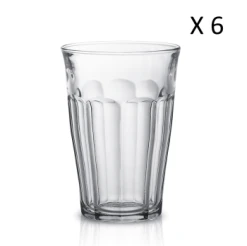 Duralex Lot De 6-Verre à Cocktail 36cl En Verre Trempé Résistant Teinté Marine -La Rochère Boutique lot de 6 verre a cocktail 36cl en verre trempe resistant transparent le picardie