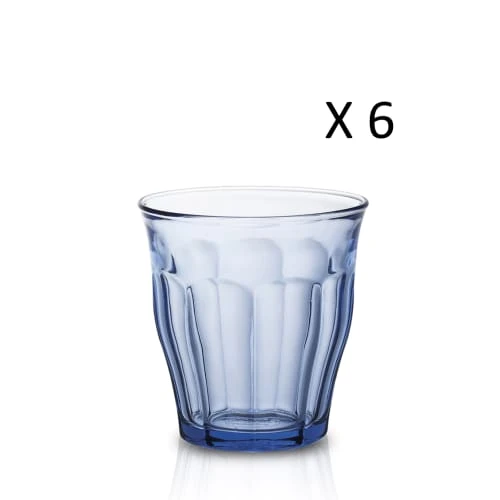 Duralex Lot De 6-Verre à Eau 20cl En Verre Trempé Résistant Teinté Bleu Marine 3 Duralex Lot De 6-Verre à Eau 20cl En Verre Trempé Résistant Teinté Bleu Marine