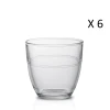 Duralex Lot De 6 - Verre à Eau 22 Cl En Verre Trempé Résistant Transparent -La Rochère Boutique lot de 6 verre a eau 22 cl en verre trempe resistant transparent