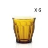 Duralex Lot De 6 - Verre à Eau 25 Cl En Verre Trempé Résistant Teinté Vermeil -La Rochère Boutique lot de 6 verre a eau 25 cl en verre trempe resistant teinte vermeil