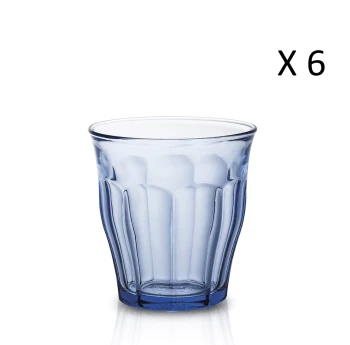 Duralex Lot De 6-Verre à Eau 25cl En Verre Trempé Résistant Teinté Bleu Marine 6 Duralex Lot De 6-Verre à Eau 25cl En Verre Trempé Résistant Teinté Bleu Marine – Image 4