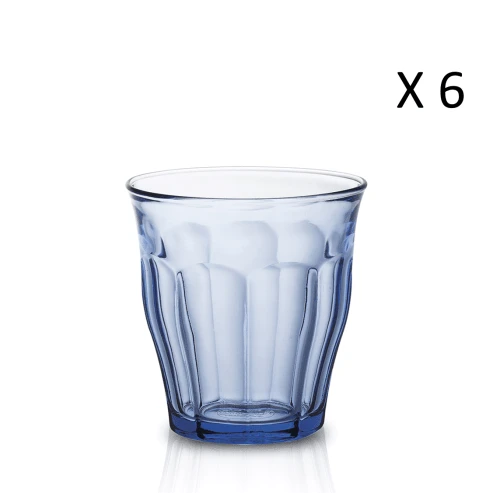 Duralex Lot De 6-Verre à Eau 25cl En Verre Trempé Résistant Teinté Bleu Marine 3 Duralex Lot De 6-Verre à Eau 25cl En Verre Trempé Résistant Teinté Bleu Marine
