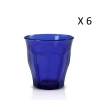 Duralex Lot De 6-Verre à Eau 25cl En Verre Trempé Résistant Teinté Bleu Saphir 1 Duralex Lot De 6-Verre à Eau 25cl En Verre Trempé Résistant Teinté Bleu Saphir -La Rochère Boutique lot de 6 verre a eau 25cl en verre trempe resistant teinte bleu saphir