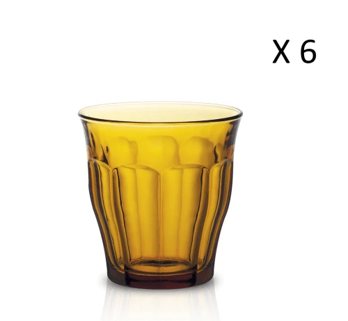 Duralex Lot De 6 - Verre à Eau 31 Cl En Verre Trempé Résistant Teinté Vermeil 3 Duralex Lot De 6 - Verre à Eau 31 Cl En Verre Trempé Résistant Teinté Vermeil