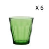 Duralex Lot De 6 - Verre à Eau 31 Cl En Verre Trempé Résistant Teinté Vert -La Rochère Boutique lot de 6 verre a eau 31 cl en verre trempe resistant teinte vert