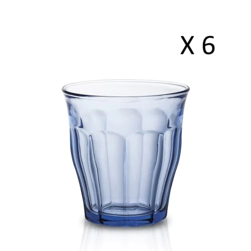 Duralex Lot De 6-Verre à Eau 31cl En Verre Trempé Résistant Teinté Bleu Marine 3 Duralex Lot De 6-Verre à Eau 31cl En Verre Trempé Résistant Teinté Bleu Marine