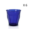 Duralex Lot De 6-Verre à Eau 31cl En Verre Trempé Résistant Teinté Bleu Saphir -La Rochère Boutique lot de 6 verre a eau 31cl en verre trempe resistant teinte bleu saphir