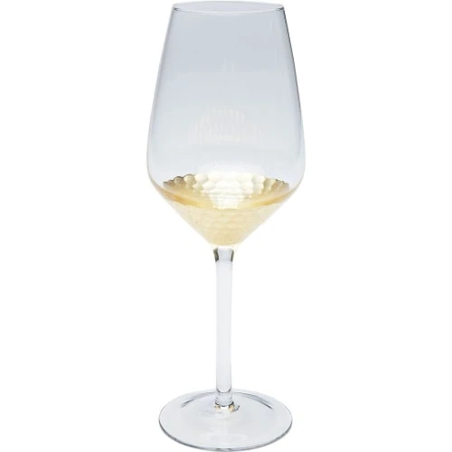Kare Design Lot De 6 - Verre à Vin Blanc En Verre Fond Doré 4 Kare Design Lot De 6 - Verre à Vin Blanc En Verre Fond Doré – Image 2