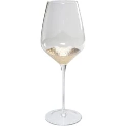 Kare Design Lot De 6 - Verre à Vin Rouge En Verre Fond Doré -La Rochère Boutique lot de 6 verre a vin rouge en verre fond dore 2
