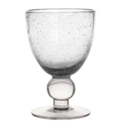 Table Passion Lot De 6 Verres à Pied Artisan Bullé 28 Cl Transparent