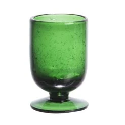 Table Passion Lot De 6 Verres à Pied Bullé 25 Cl Vert