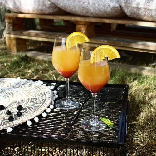 OGO Living Lot De 6 Verres à Pieds 35cl 7 OGO Living Lot De 6 Verres à Pieds 35cl – Image 5