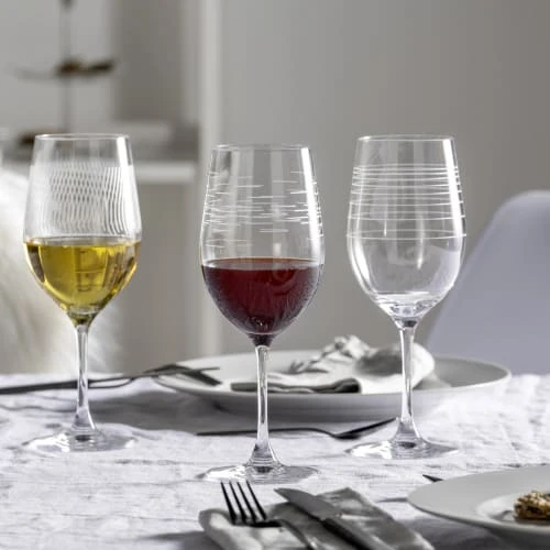 Leonardo Lot De 6 Verres à Vin Gravés 430ml Verre Transparent 4 Leonardo Lot De 6 Verres à Vin Gravés 430ml Verre Transparent – Image 2