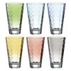 Leonardo Lot De 6 Verres Colorés 300ml Multicolore -La Rochère Boutique lot de 6 verres colores 300ml multicolore
